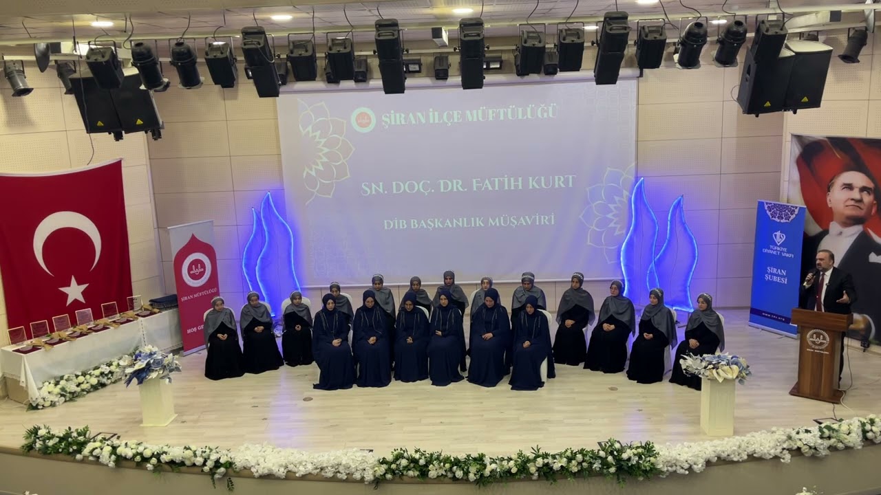 Şiran 1.İcazet Merasimi Doç.Dr. Fatih Kurt’un Konuşması 