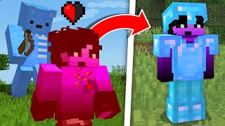 Minecraft Manhunt But Half A Heart Enchants
