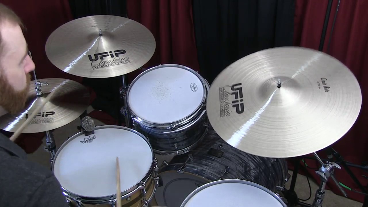 UFIP Class Crash Ride Cymbal 21" 2130 grams CS21CR YouTube