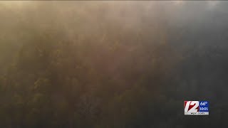Brush fire scorches 150+ acres in West Greenwich