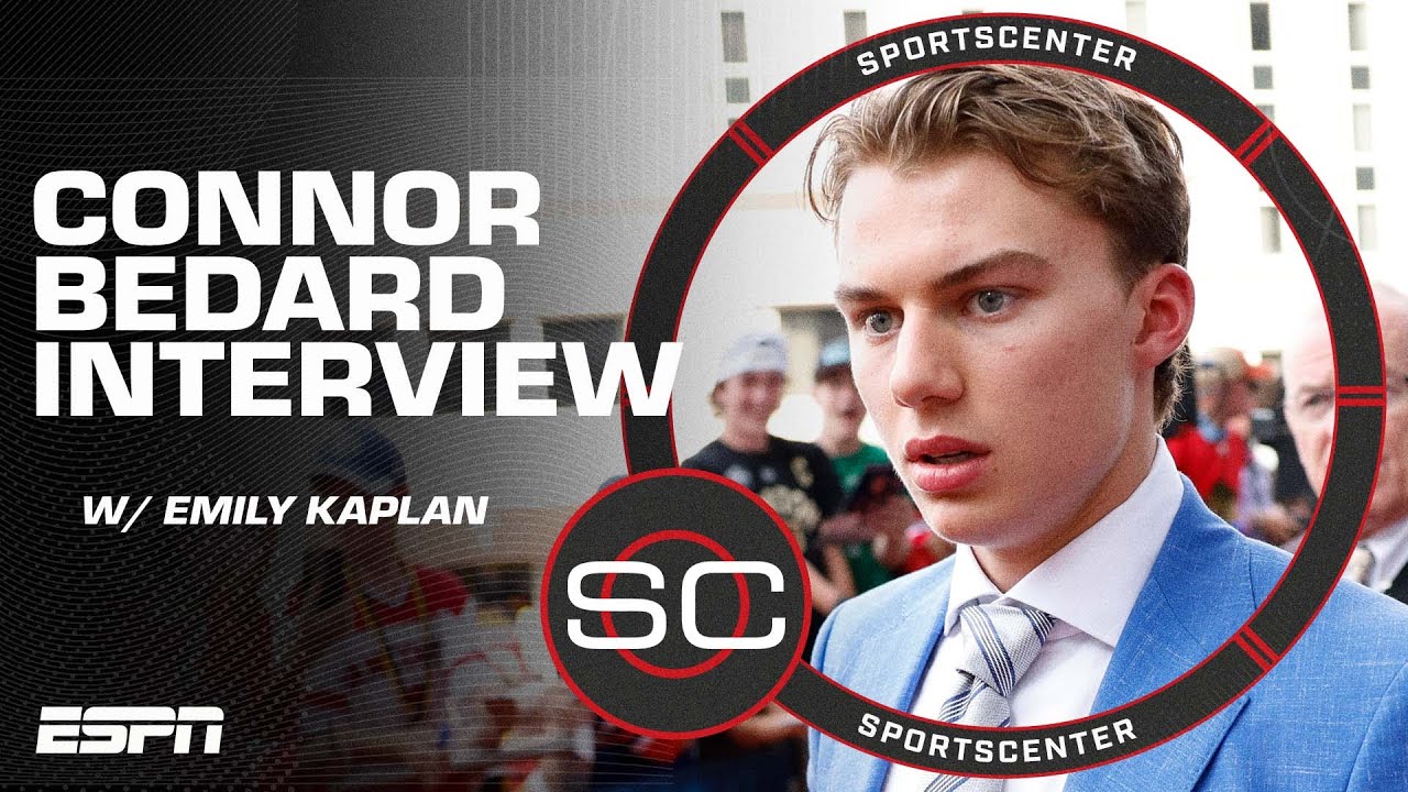 Connor Bedard describes his NHL draft night fit & the anticipation of going No. 1 | SportsCenter