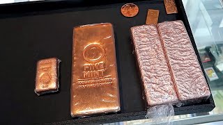 Selling Copper Bars to Coin Store