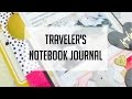 Travelers Notebook Journal Process Vid Layering Stickers