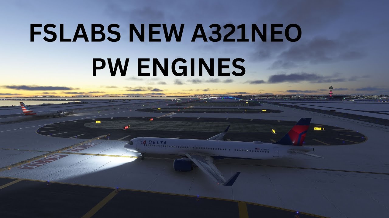 MSFS2024 KJFK departure NEW FSLABS A321NEO PW ENGINES