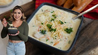 Make the Best CHICKEN AND GNOCCHI Soup, Seriously Better than Olive Garden!