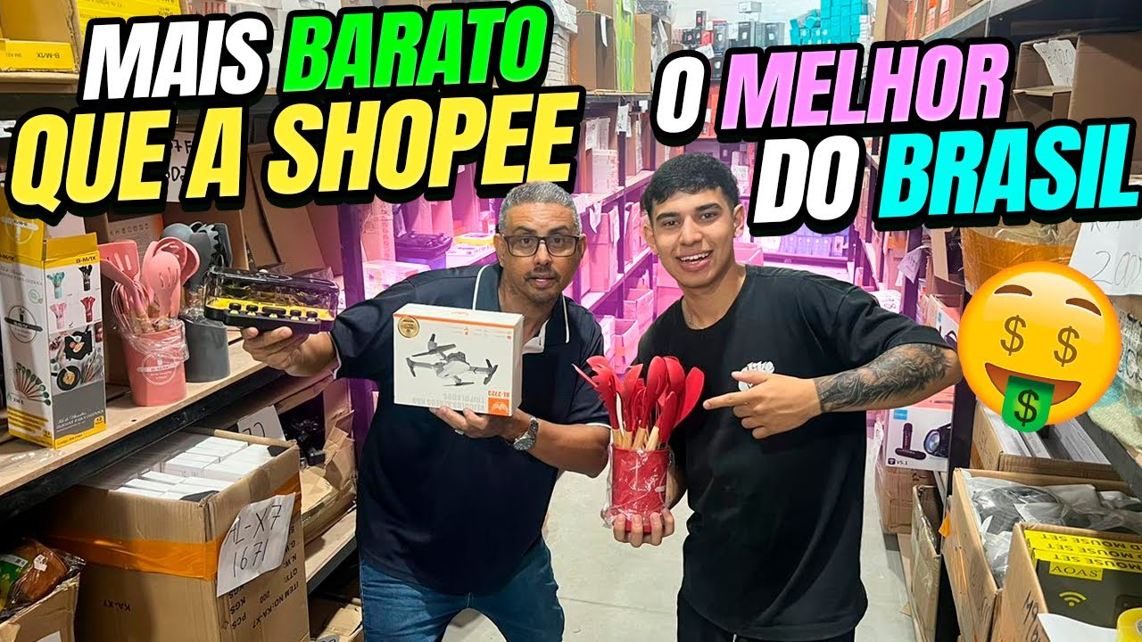 Que Shopee que Nada - Fornecedor de Eletrônicos Chinês Atacadista do Brás