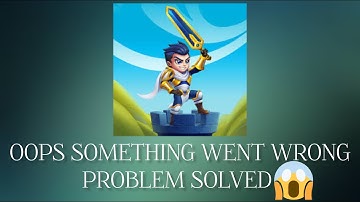 Solve "Hero Wars" App Oops Something Went Wrong Please Try Again Later Problem |SR27SOLUTIONS