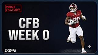 CFB DFS Picks WEEK 0 | 2026 College Football DraftKings Strategy