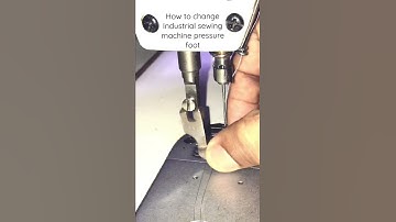 #shorts Industrial sewing machine pressure foot replacement| juki ddl8700| 5550| easy repair