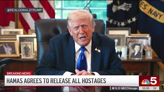 Hamas agrees to release all hostages, partially accepts Trump plan
