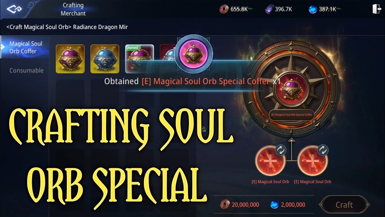 MIR4 - CRAFTING MAGICAL SOUL ORB SPECIAL COFFER