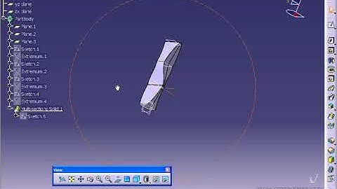 Catia V5 Tutorial 055   Advanced Multi Section Solid