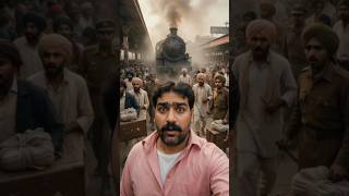 "1947 Partition Escape Vlog 🚂 | Train Station Chaos &amp; Emotional Goodbye 💔"