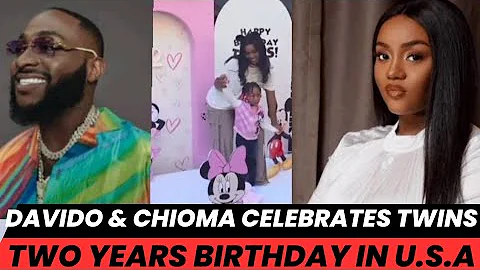 Davido And Chioma Celebrates Twins 2 Years Birthday In Grand Style