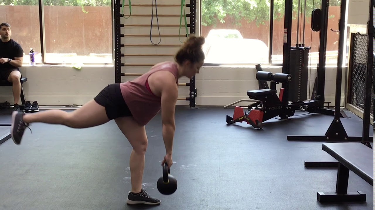 Single Leg KB Deadlift YouTube