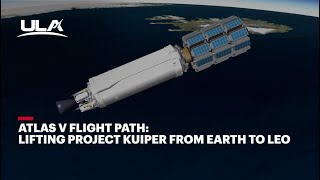Atlas V Flight Path: Lifting Project Kuiper from Earth to LEO
