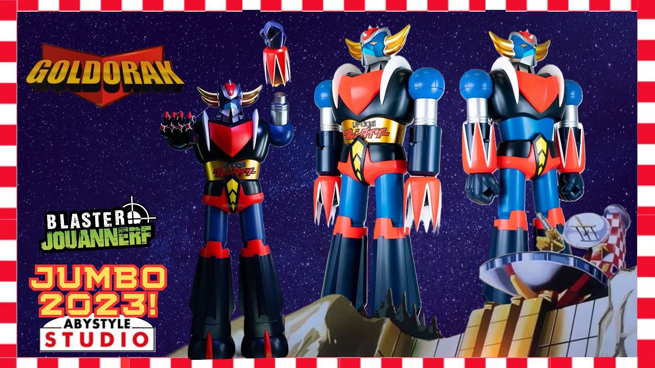 Grendizer Goldorak Jumbo Robot 60 Cm - Version Bonus Abystyle Studio - Neuf
