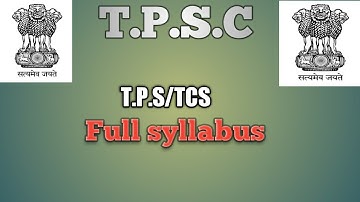 T.P.S/T.C.S Full Syllabus