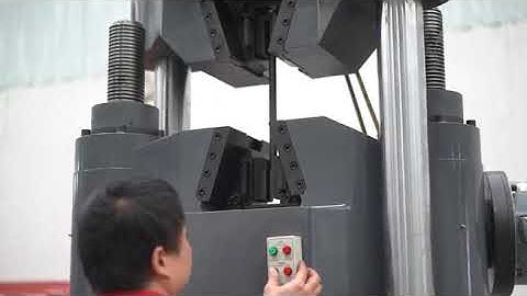 Hydraulic universal testing machine Tensile testing installation sample