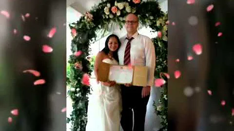 Sharon And Peter Mueller  wedding day