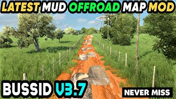 LATEST MUD OFFROAD MAP MOD For Bus Simulator Indonesia || Bussid V3.7.1 || Offroad Gamers ||