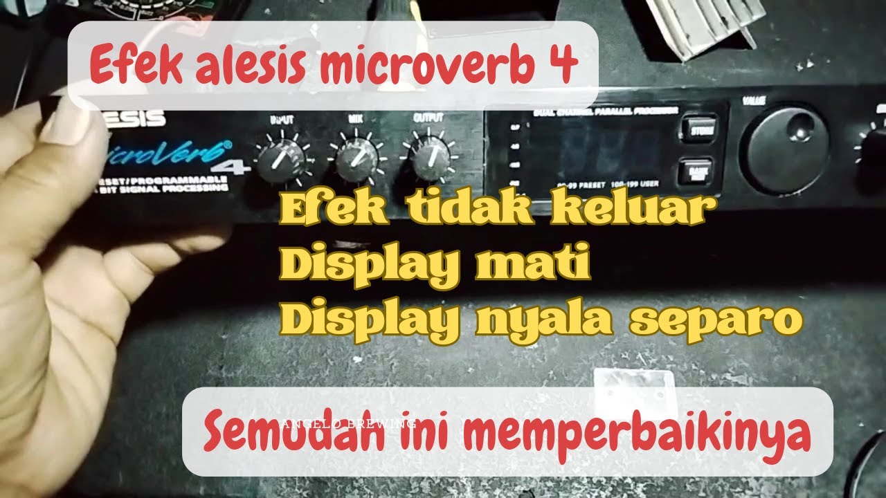 EFEK ALLESIS  efec tidak keluar dan display mati 