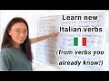 Learn 10 new Italian verbs just by adding prefix RI- to verbs you already know (subs)