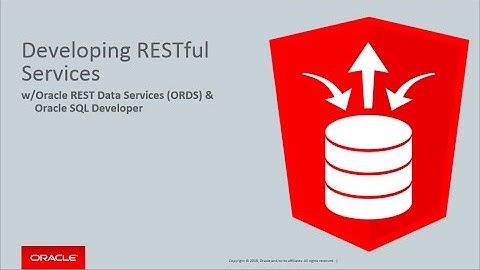Oracle REST Data Services Development with Oracle SQL Developer