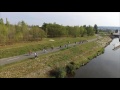DRON - Průjezd Veteran bicycle club Zbraslav kolem vltavy po Cyklozvonění 2016