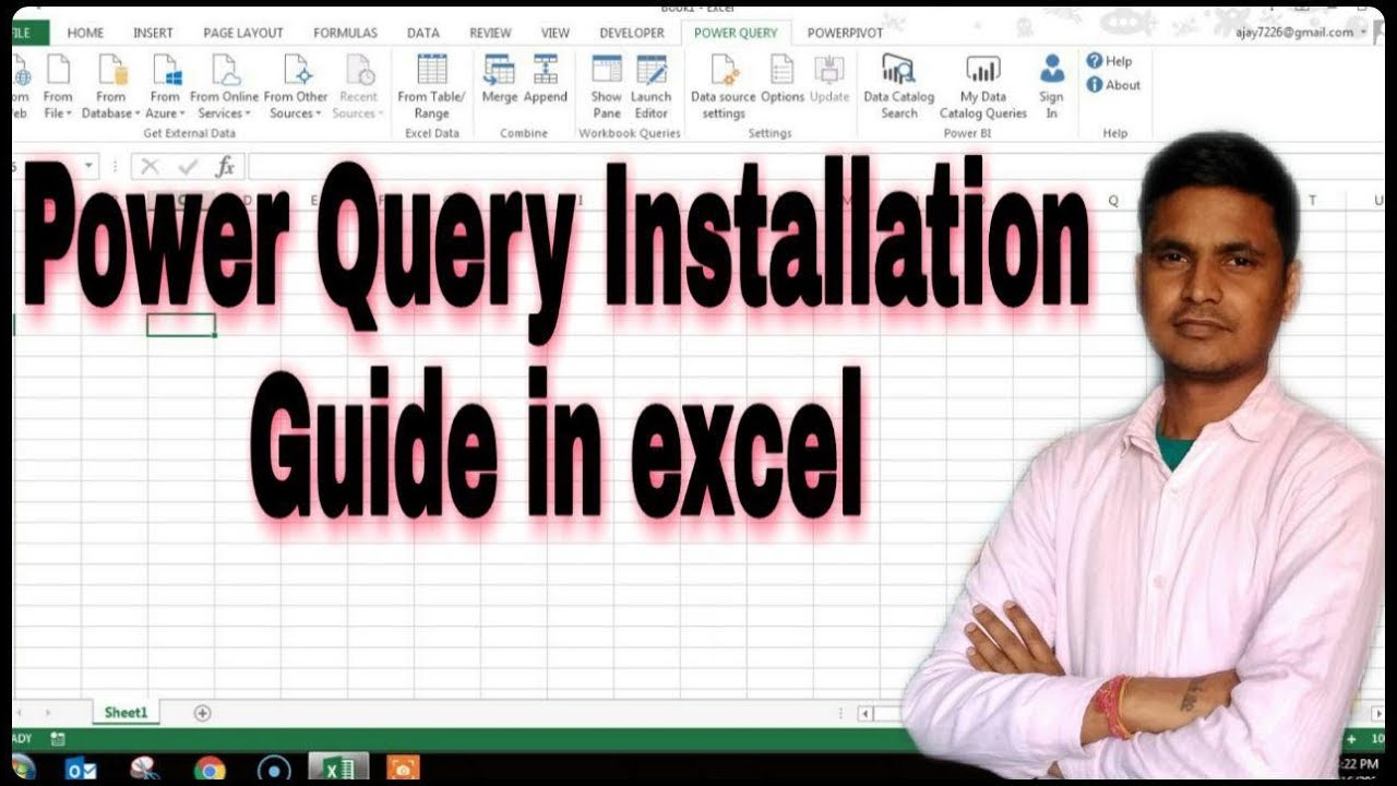 How to enable Power Query Option in 2013 || power query installation ...