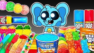 Best of Rainbow Dessert Foods Mukbang with BUBBA BUBBAPHANT (BABY) | POPPY PLAYTIME CHAPTER 3 | ASMR