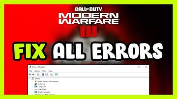 FIX COD MW3 Crashing, Freezing, Not Launching, Stuck & Black Screen