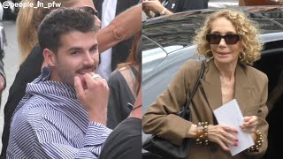 Alvaro Mel & Marisa Berenson - Ami Paris Menswear SS26 fashion show in Paris - 25.06.2025