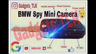 BMW Spy Keychain Camera Motion Detection Camera In Depth Review And How To Use/Operat.By Gadgets TLK