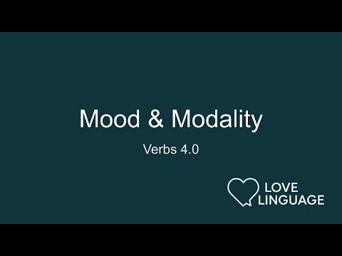 Verb Mood and Modality (Verbs 4.0): | English Grammar Made Simple - YouTube