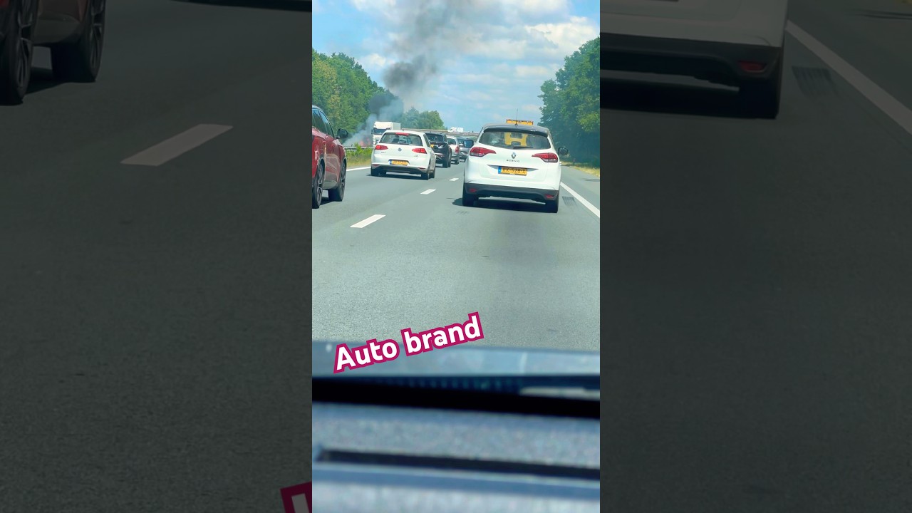 Auto brand #auto #brand #snelweg #nederland #travel #holland