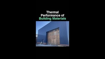 Thermal Performance in Building Materials #architecture #buildingdesign #energyefficiency
