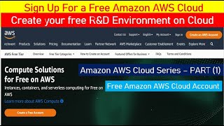Amazon AWS Cloud: How to sign-up for free AWS Cloud account? Wealth