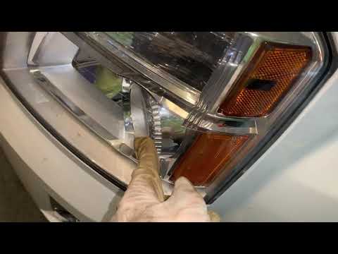 GMC Terrain Headlight bulb replacement, Easy DIY