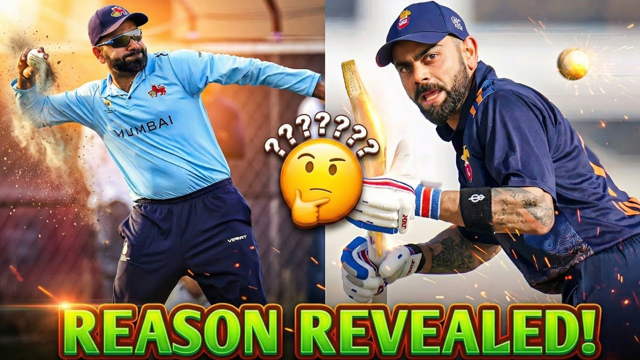 Why Virat Kohli & Rohit Sharma are NOT PLAYING All VHT Matches? 🤔| India Cricket News