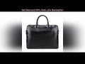 Best GIONAR Leather Bag Men Briefcase Business Work Handbag 15 Inch Laptop Computer Documents Top-h
