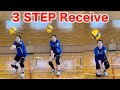 Receive practice in 3 steps【volleyball】
