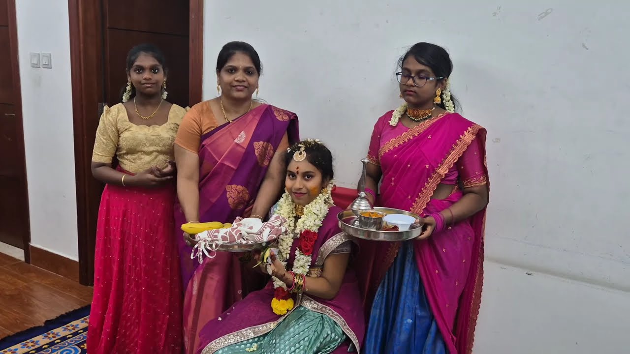 Vaishali Half Saree Ceremony