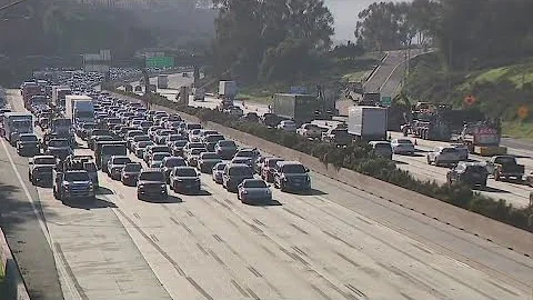 Car crash reported on I-5 near location of earlier semi-truck fire