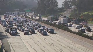 Car crash reported on I-5 near location of earlier semi-truck fire