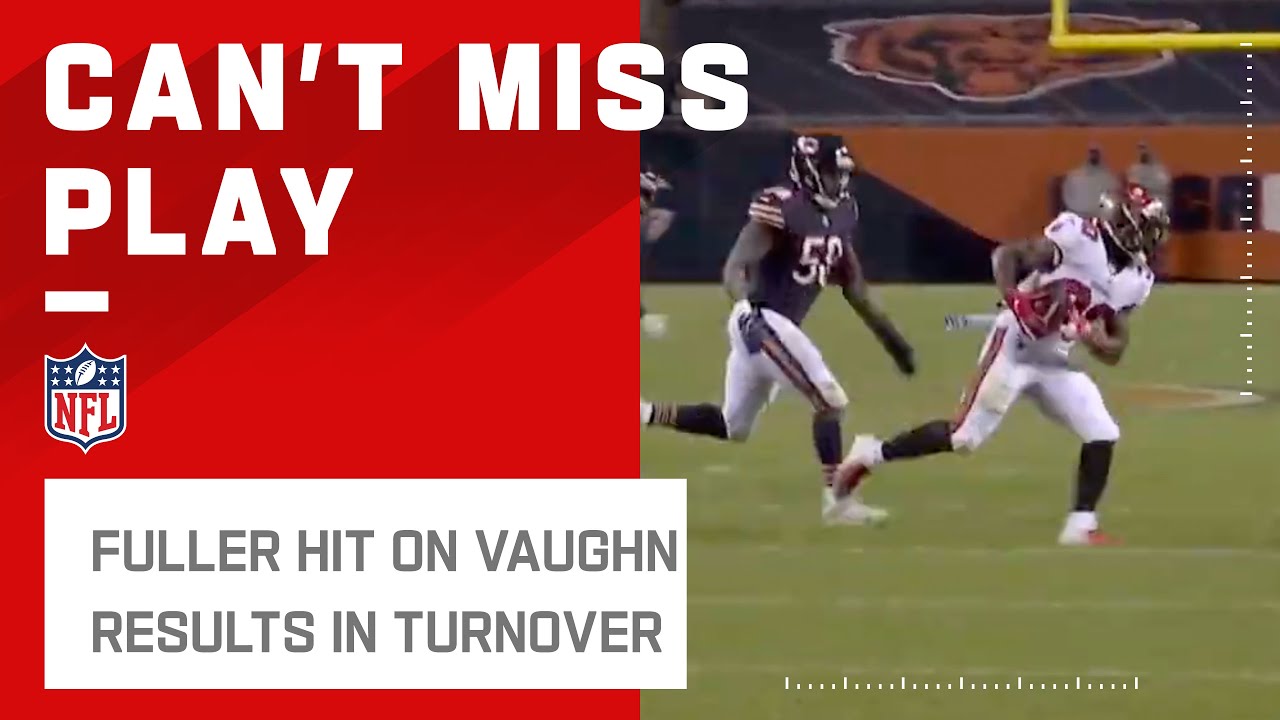 Kyle Fuller's Hit Stick Play Results in a Bucs Turnover
