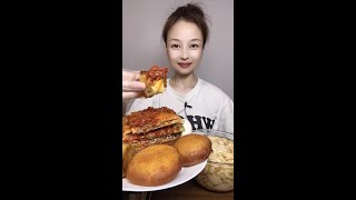 煎包 肉饼 豆腐脑#抖音美食推荐官 #包子 #肉饼