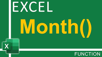 How To Use Excel Month Function | Excel Tutorial for Everyone