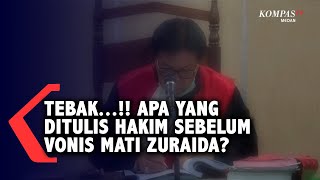 Teka-teki Hakim Tulis Sesuatu Saat Hendak Bacakan Putusan Mati Zuraida Hanum