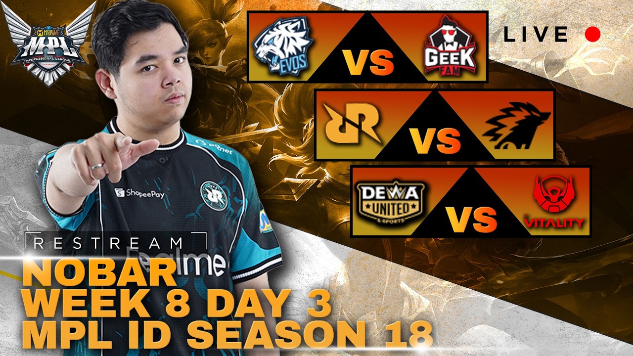 BTR VS DEWA | R7 RESTREAM MPL ID S18 WEEK 8 DAY 3 top up di r7store.id #mlbbidcreator